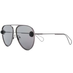 Christopher Kane Black Aviator Sunglasses